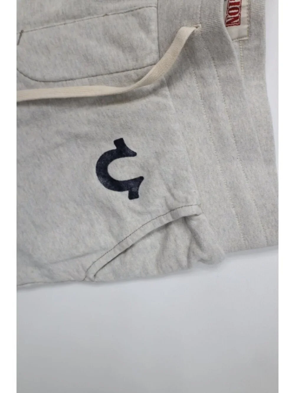 True Religion Mens Medium Classic Logo French Terry Cuffed Sweatpants Joggers